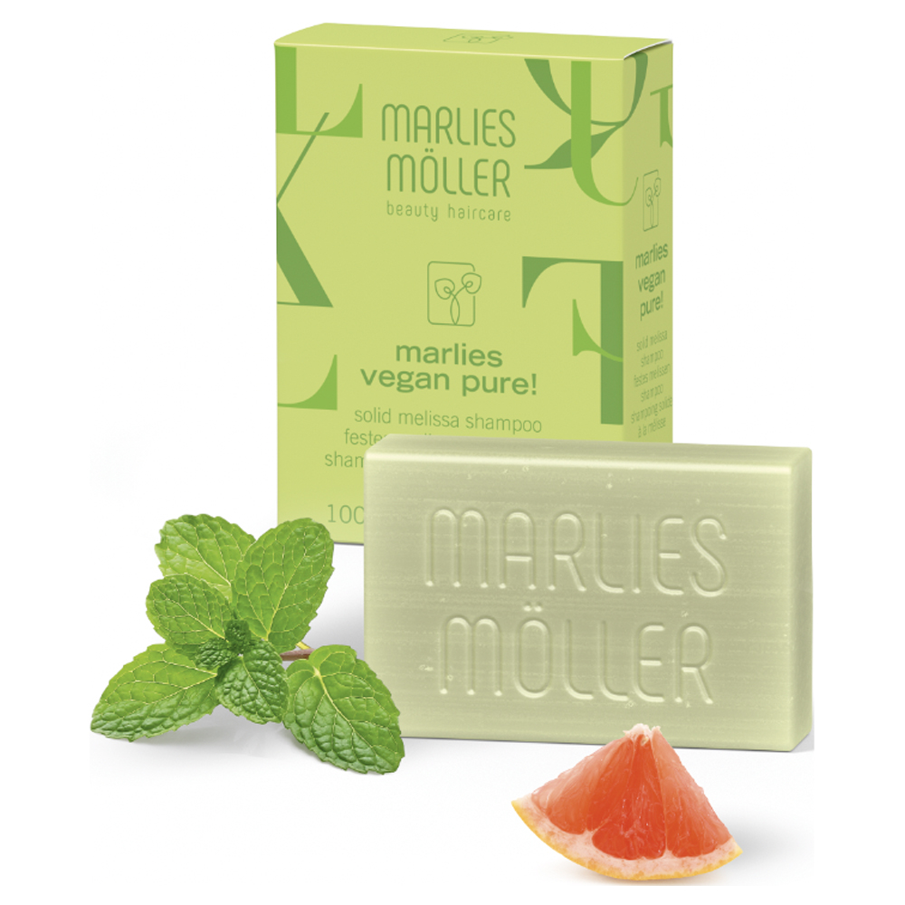 Твердый веганский шампунь Мелисса Marlies Moller Solid Melissa Vegan Shampoo